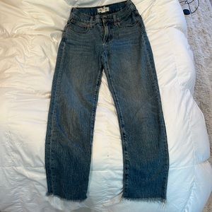 Madewell perfect vintage crop jeans